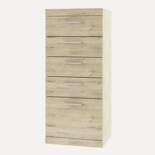 Изображение товара Комод Anrex "OSKAR" 5S/50, 115.3 x 40.3 x 50.1 см, цвет: дуб Санремо