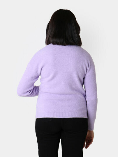 Свитер размер One Size, , сиреневый — фото 1