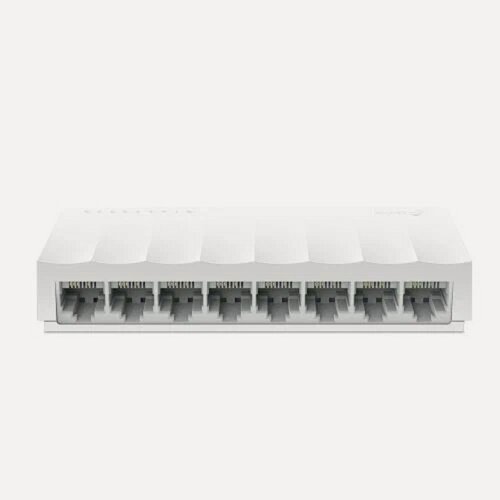 Изображение товара Коммутатор TP-LINK LS1008 8 портов RJ45 10/100 Мбит/с, пластиковый корпус, plug and play