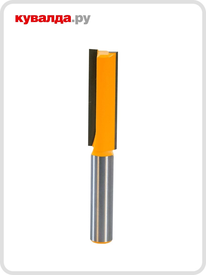 Фреза по дереву энкор ф16 х51мм хв. 12мм прямая