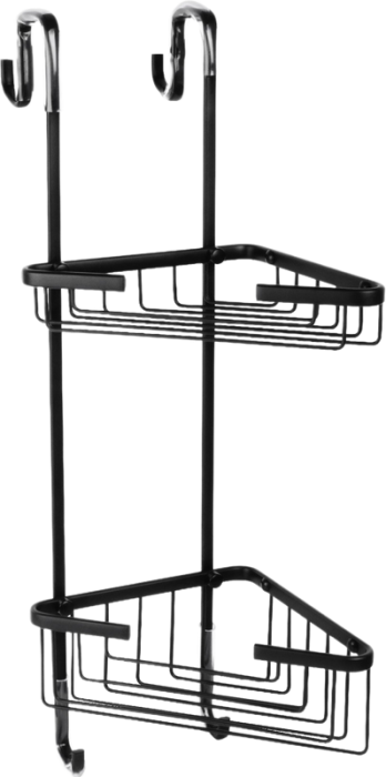 Полка Fixsen Hotel FX-853B-2 угловая черная