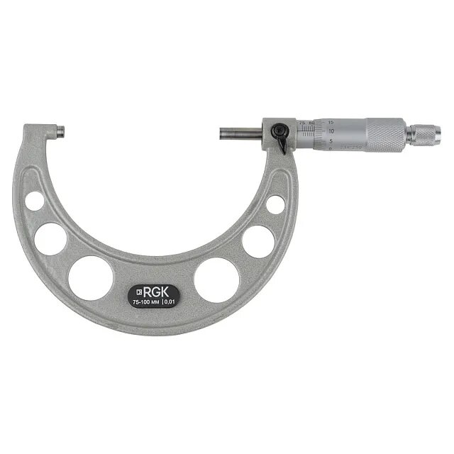 Микрометр RGK MРM-100 100 мм для работы с цилиндрическими деталями