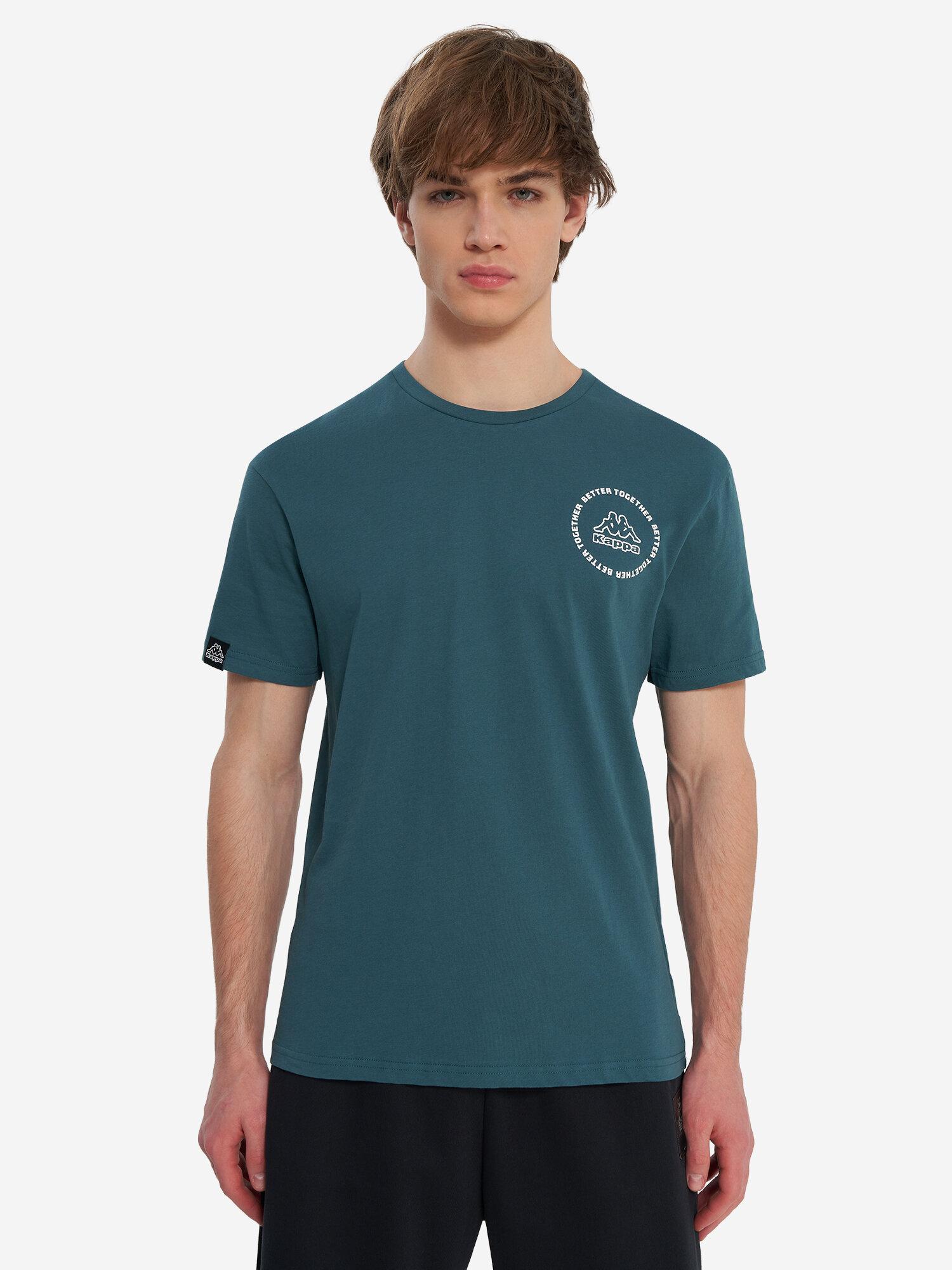 Футболка Kappa, размер 52, синий — фото 1