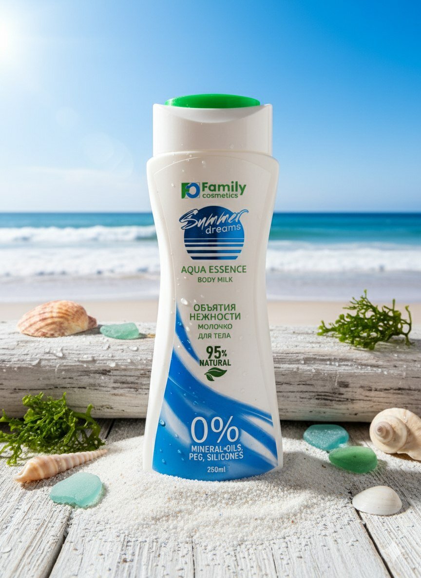 Молочко для тела Family Cosmetics Summer Dreams Aqua Essence, 250 мл