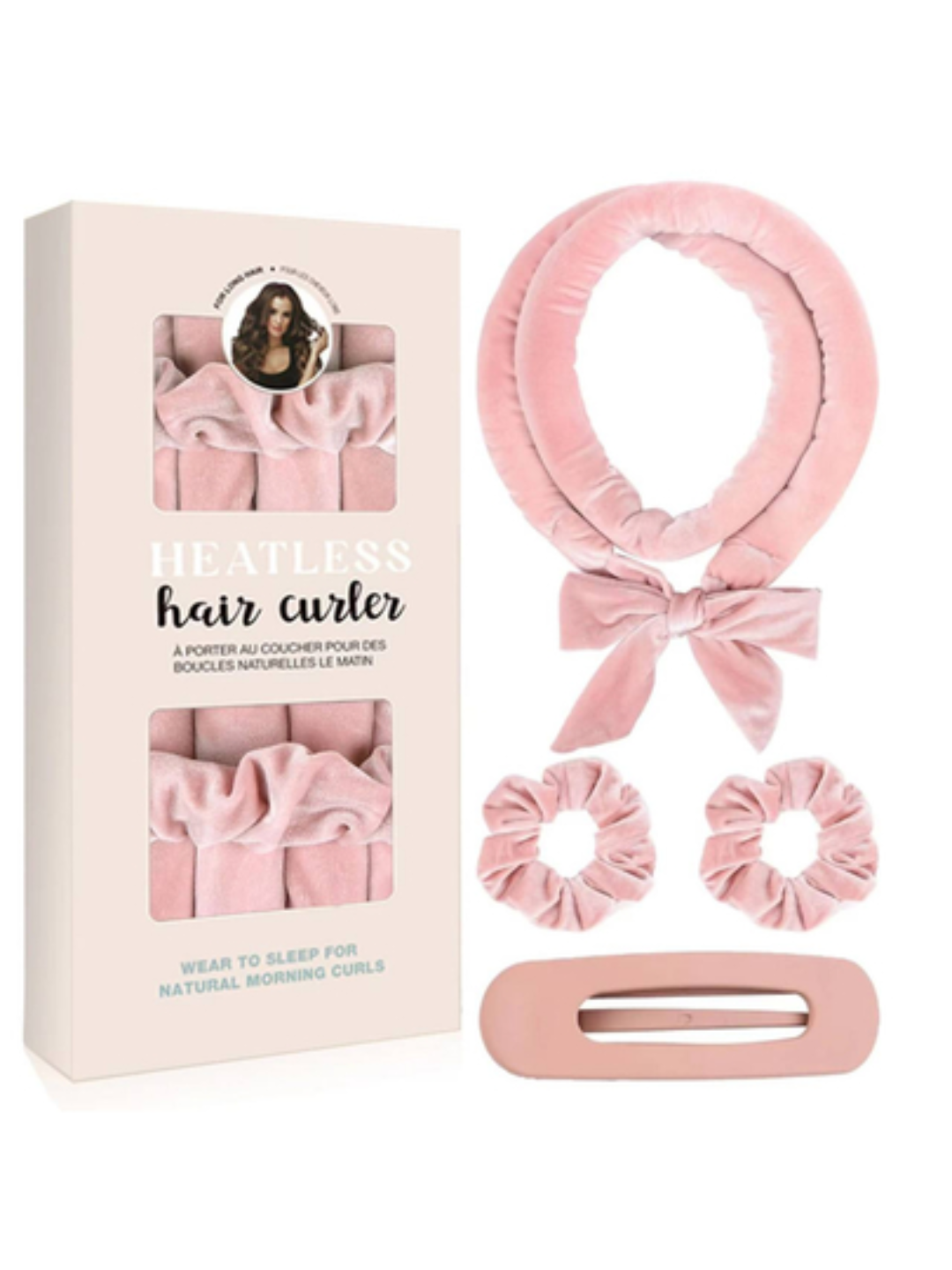 Бигуди "Керлик", для локонов, поролоновые, ночные, мелкие, диаметр 4 см, светло-розовый