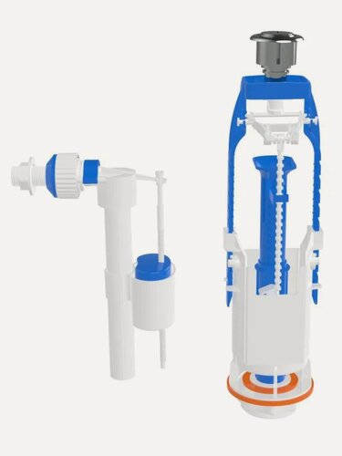 Изображение товара Сливная арматура для бачка унитаза однорежимная с боковой подводкой AV Engineering (AVE129691E)