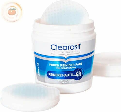 Clearasil Pads Poren Reiniger Клерасил Средство для очищения лица, диски, 65 шт