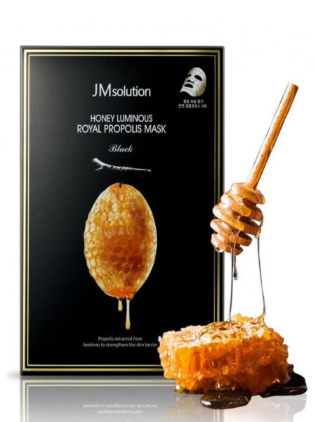 Тканевая маска JMsolution "Honey Luminous", с экстрактом прополиса, 5шт