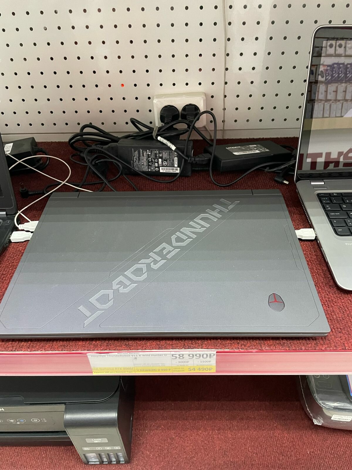 Ноутбук ThundeRobot 911 X Wild Hunter D JT009HE09RU 15.6"IPS ; Intel Core i5 12450H/NVIDIA GeForce RTX 3060/16/ 512Gb/Серый/RUWindows 11 ProJT009HE0900J0P1A126B