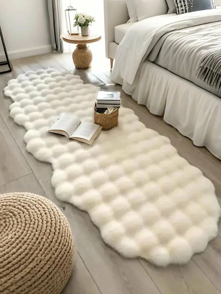 Коврик прикроватный чистый цвет, 0.6 x 2 м KL