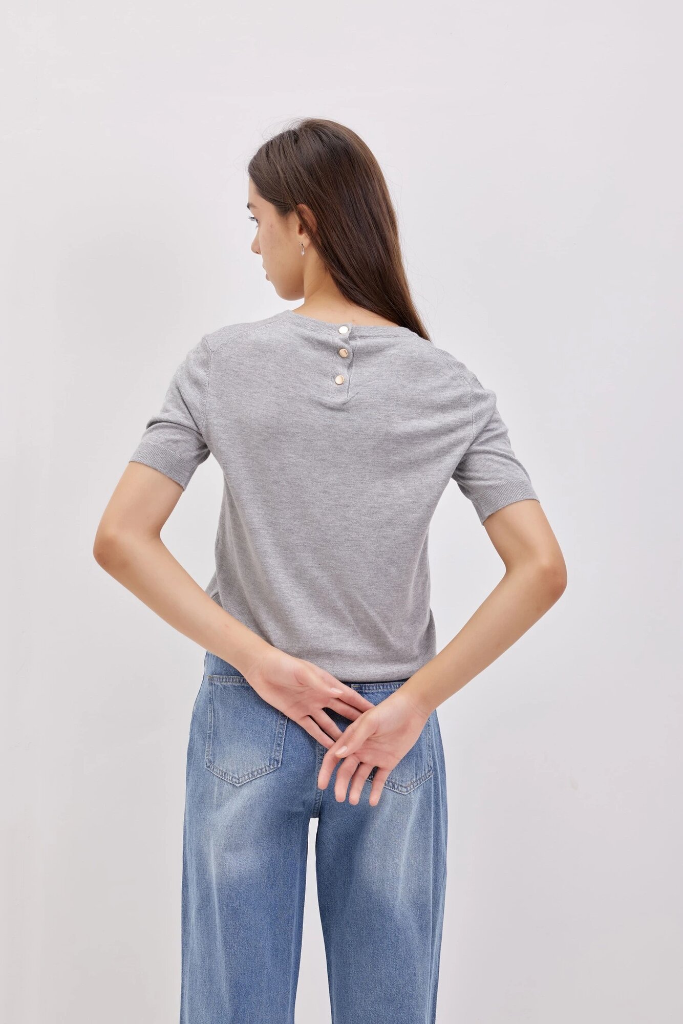 Джемпер Selfie, размер XS, серый — фото 1