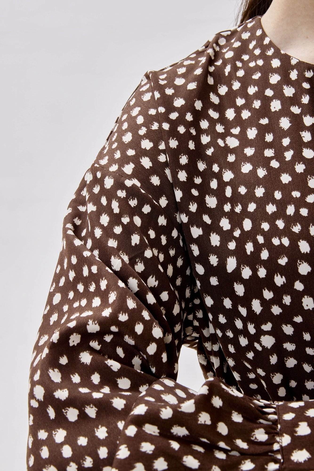 Платье Selfie, размер XS, коричневый — фото 1