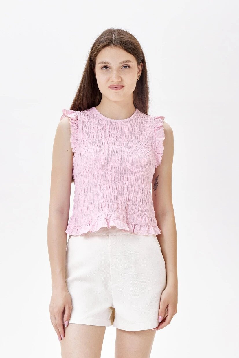 Топ Selfie, размер M, рoзовый — фото 1