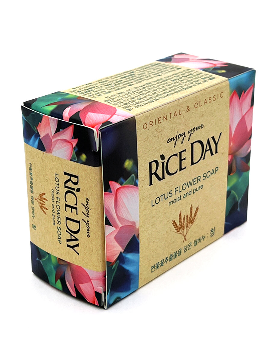 Мыло Туалетное LION Мыло туалетное с экстрактом лотоса Rice Day Soap (Cheong), 100 г