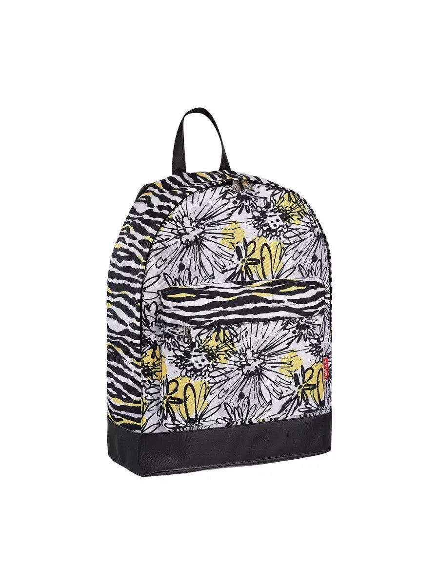 Рюкзак ErichKrause 39см Zebra Flower отдел для ноутбука цветной (п/упаковка), 1 шт