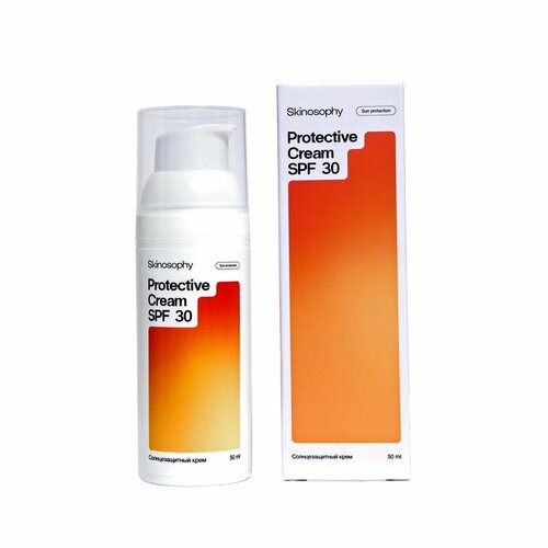 Солнцезащитный крем SPF 30 (Protective cream SPF 30), Скинософи (Skinosophy), 50 мл.