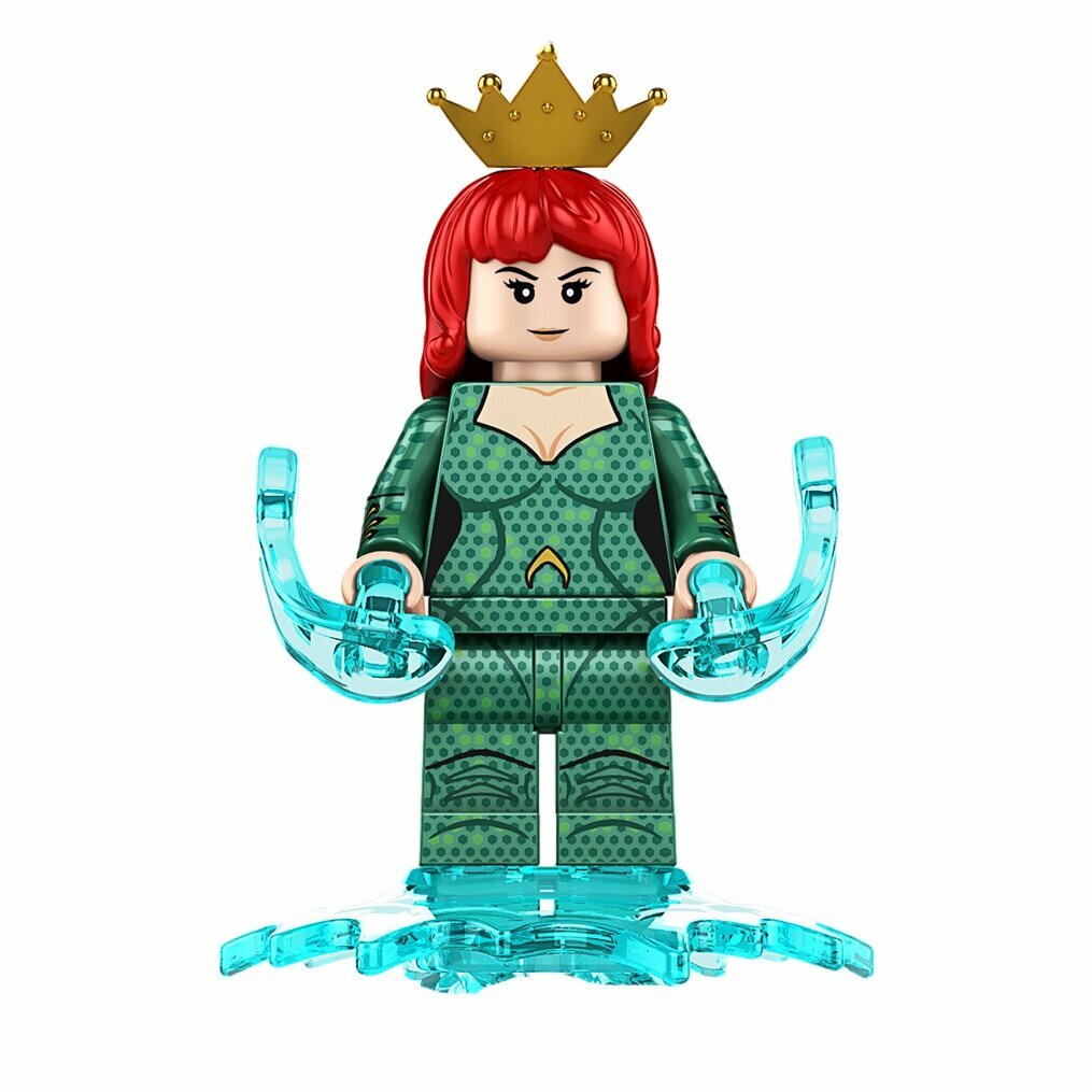 Маленькие строительные блоки Aquaman Мера Черный Манта, набор в стиле лего