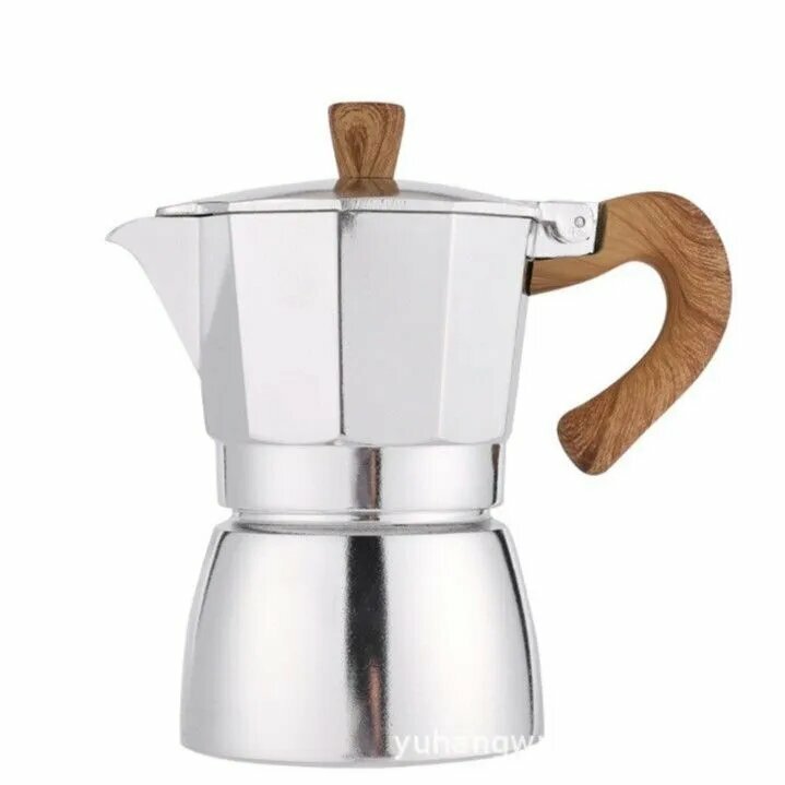 Турка для эспрессо и других напитков серый металлик 300мл