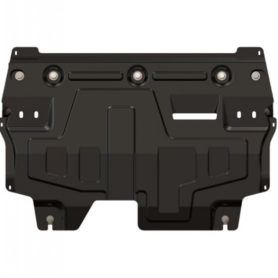 Защита картера и КПП Sheriff для VOLKSWAGEN Polo (2009-2017) сталь 1.8 мм