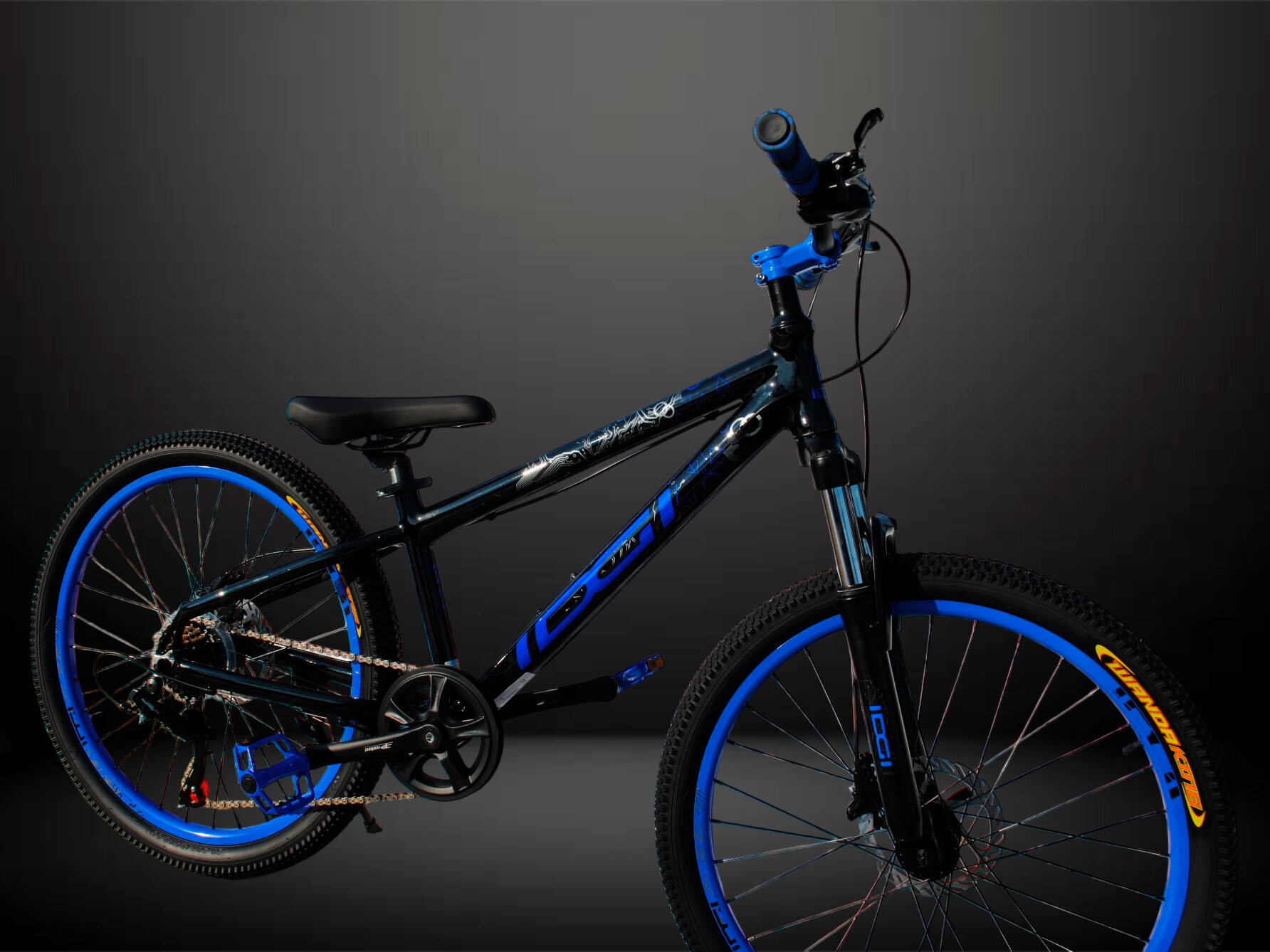 Велосипед подростковый Joker 24" Гидравлика, Shimano Altus, полированные швы — фото 1
