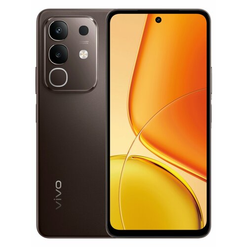 Смартфон vivo Y29 4G 8+256 ГБ Snapdragon 685, 6.68″ IPS, коричневый