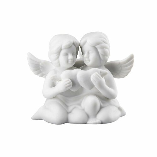 фото Статуэтка пара ангелов с сердцем, rosenthal 9,5 см фарфор