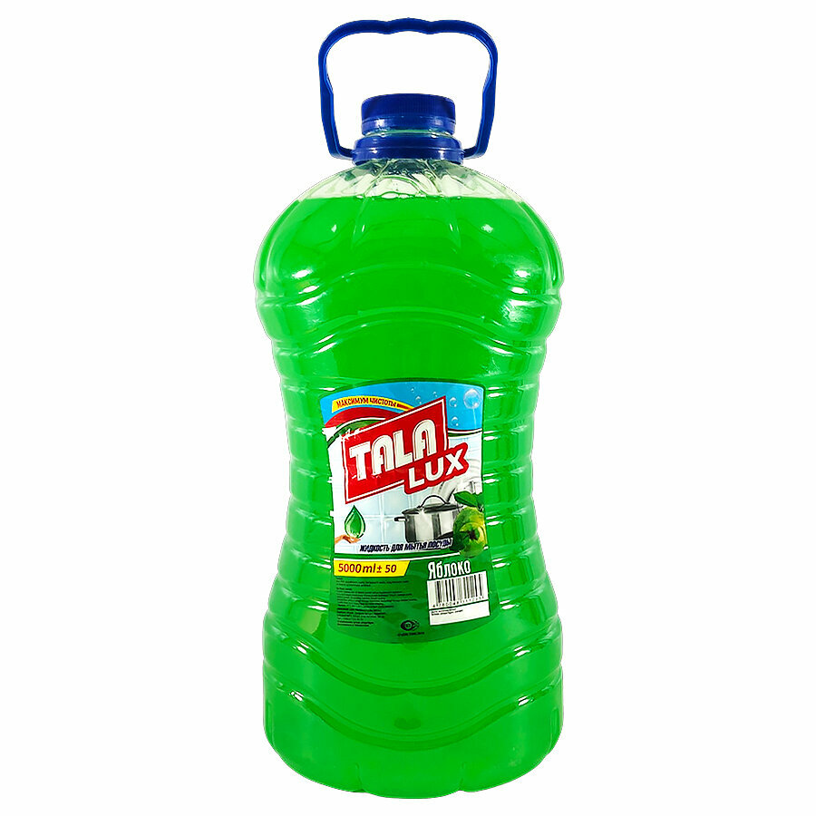 Гель для мытья посуды Tala 5 л Яблоко, эффективное чистящее средство