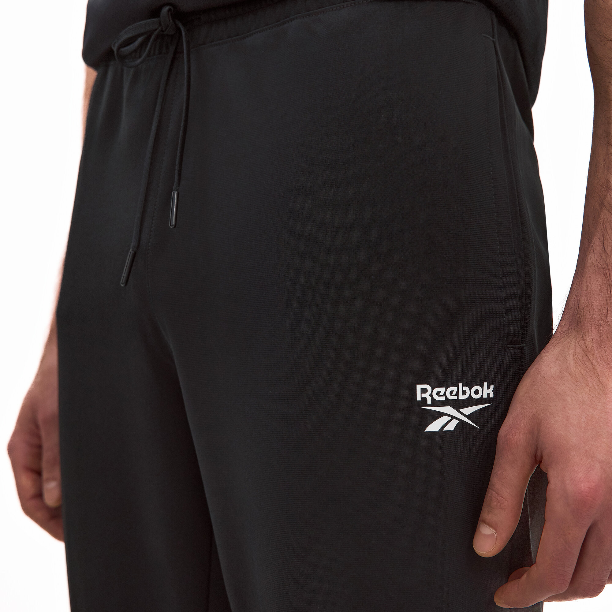 Брюки спортивные Reebok Identity, размер XL INT, черный — фото 1