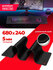Игровой коврик Defender Black XXL One 680x240x5 мм, ткань+резина