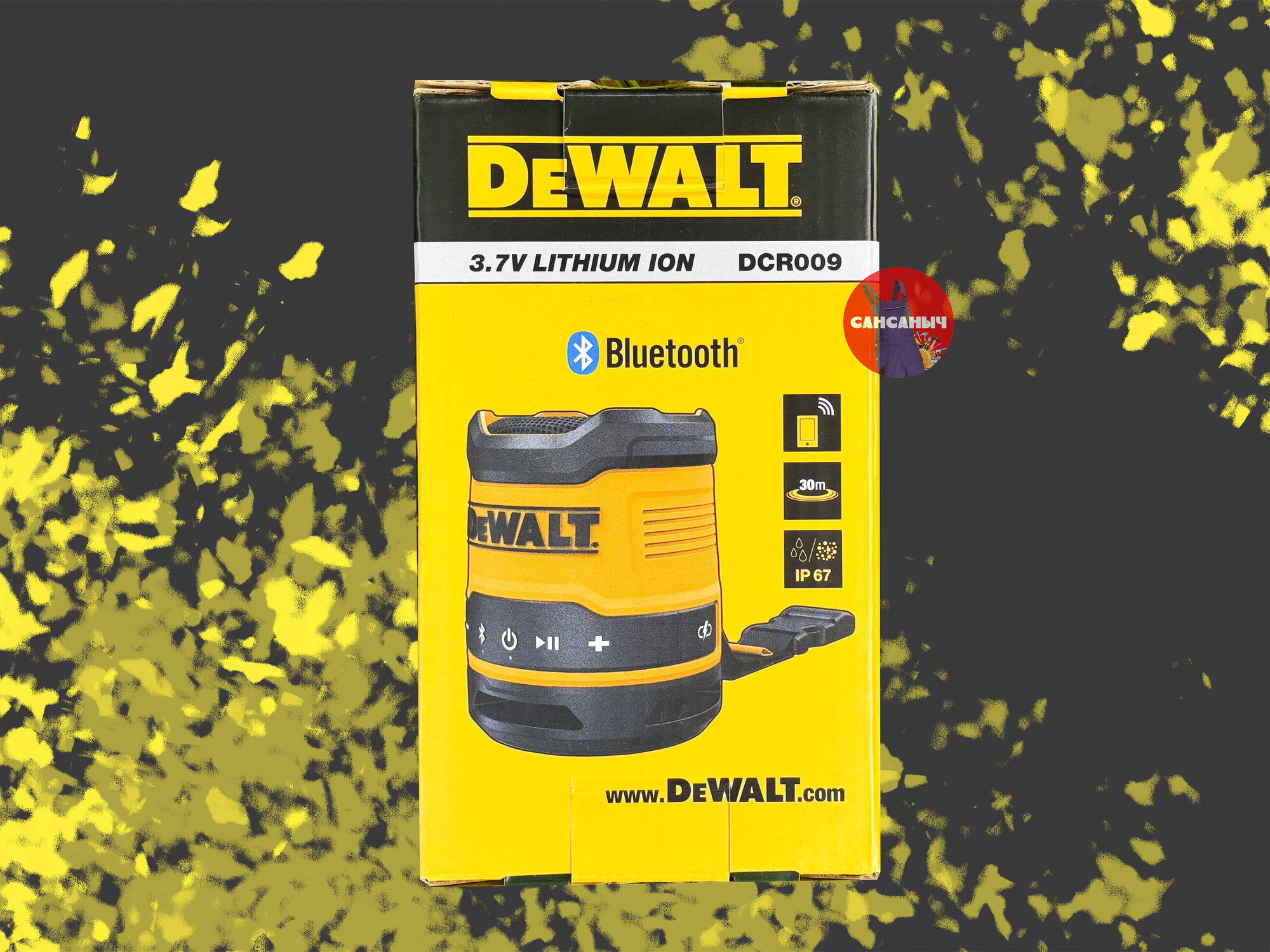 Портативная Bluetooth-колонка DeWalt DCR009
