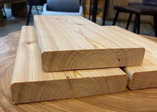 Изображение товара Доска палубная, лиственница, 35x140x4000мм, сорт АВ, цена за 1 шт