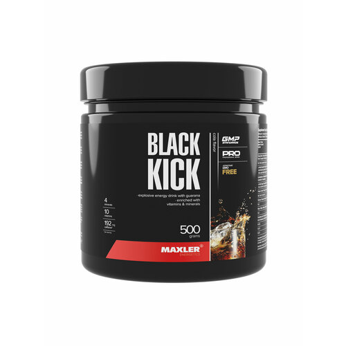 Предтренировочный комплекс Maxler Black Kick кола 500 г 1 шт. 500 мл