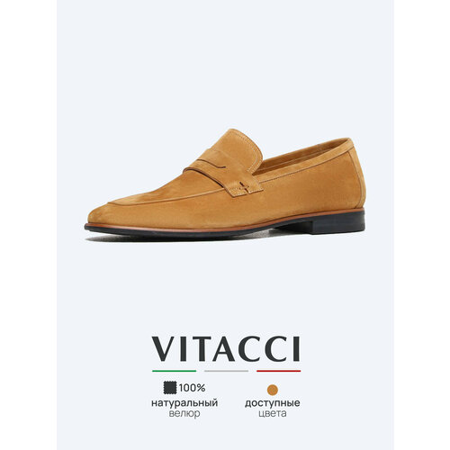 фото Лоферы vitacci, размер 42, рыжий