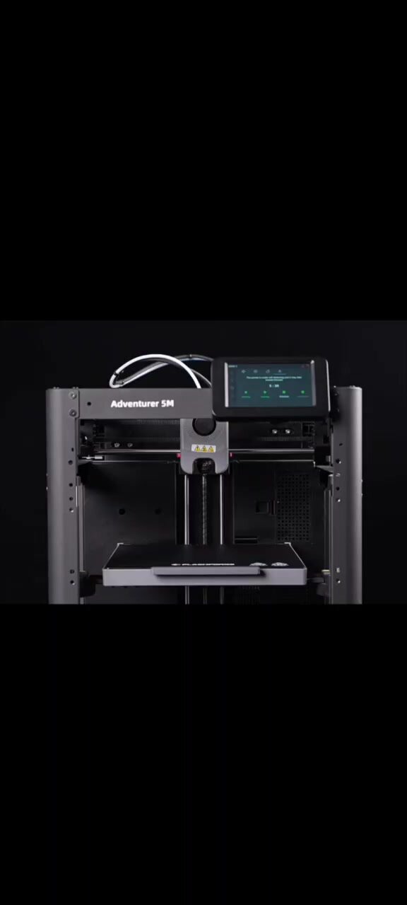 Принтер 3D FlashForge "Adventurer" 5M, скорость 600 мм/с, регулировка скорости, черный — фото 1