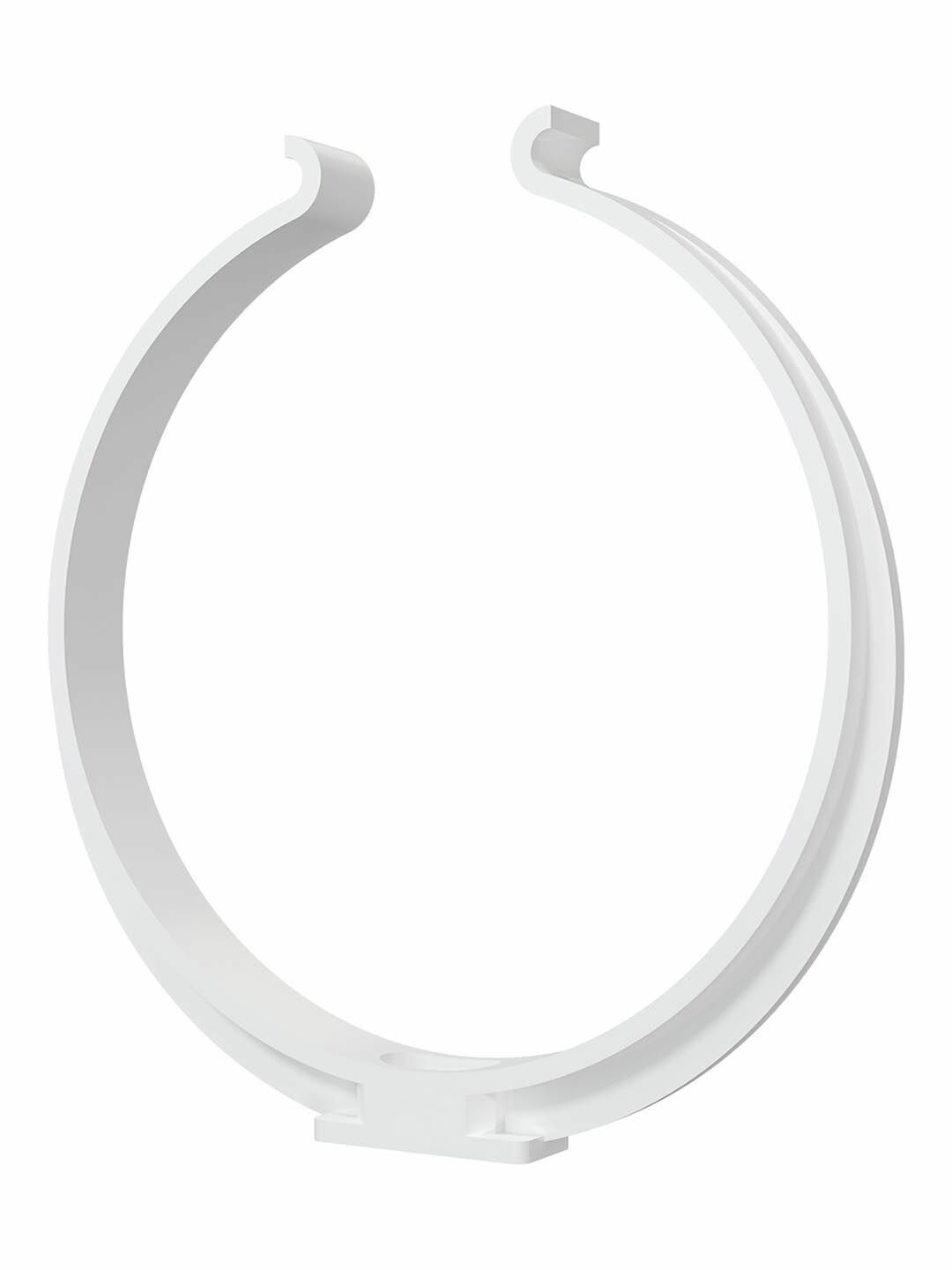 Держатель RDH D125 пластик ERA для крепления воздуховодов белый.