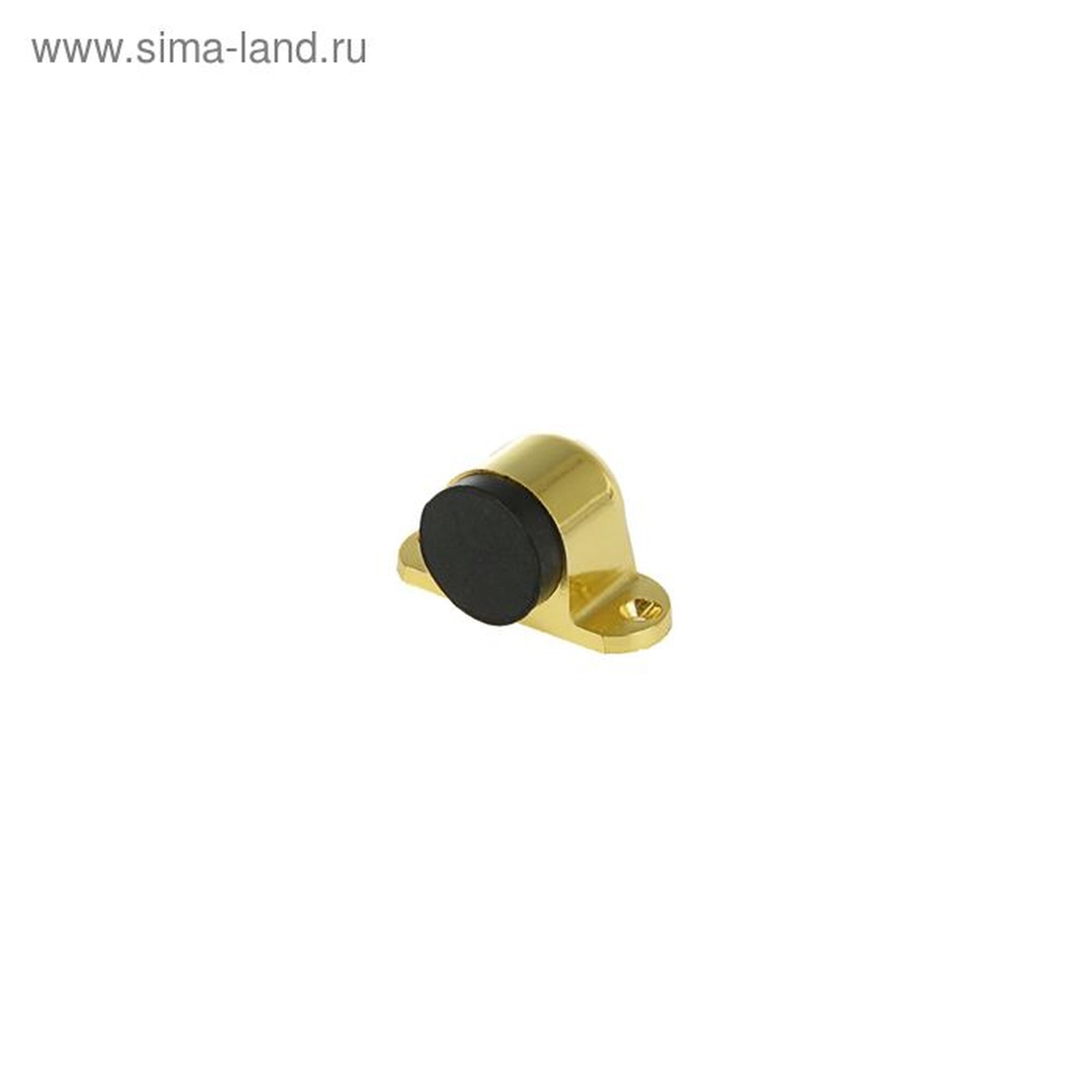 Упор дверной Тундра U104GP металл золотистый крепление к полу диаметр 25 мм