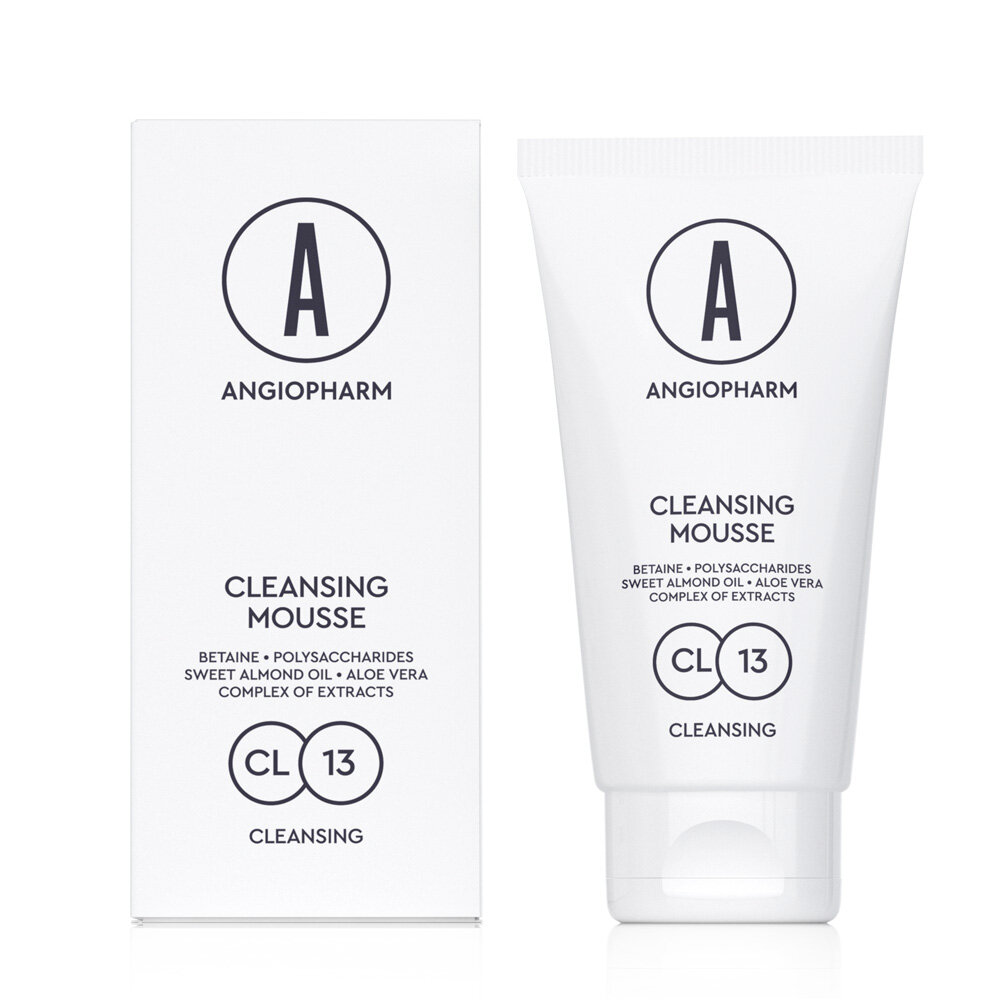 Angiopharm Cleansing Mousse Очищающий мусс для лица, 150 мл