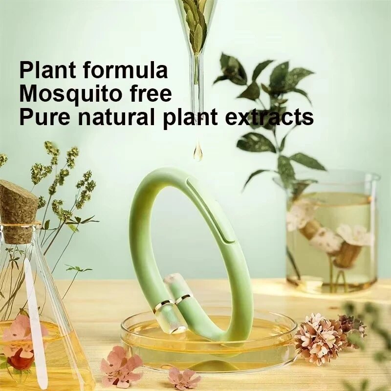 Изображение Xiaomi Youpin Репеллентный браслет от комаров для детей, Green