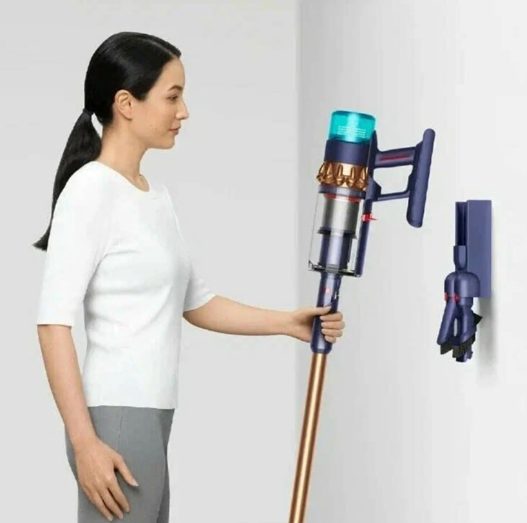 Пылесос Dyson Gen5Detect (SV23) MY, Prussian Blue/Copper, сухая уборка — фото 1
