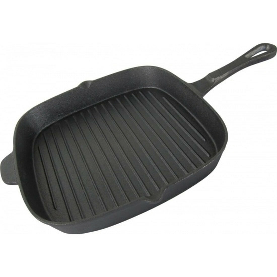 Сковорода-гриль квадратная чугунная Mallony GPR-26C р-р 26 см чугунная ручка