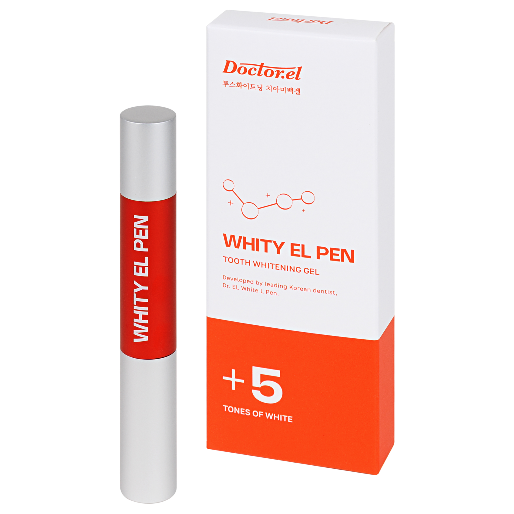 Отбеливающий гелькарандаш для зубов DrEL Whity El Pen