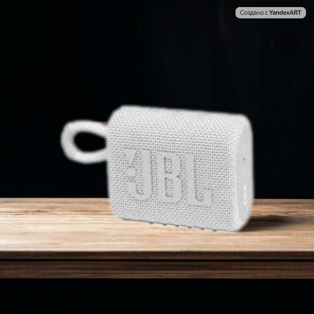 Портативная колонка Soundcore JBL GO3, 2700 мАч, защита IP67, белый — фото 1