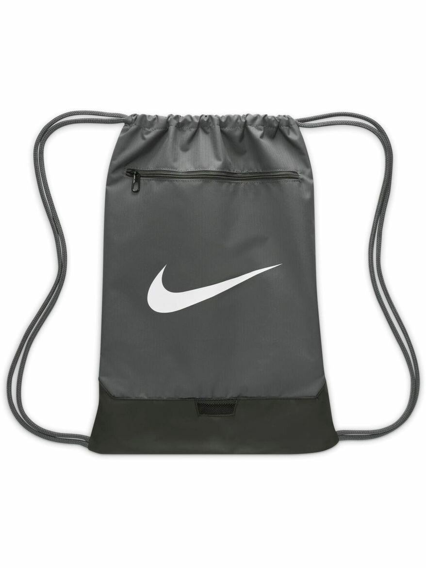 Мешок для обуви Nike Brasilia 9.5 Training Gym Sack серый, черный Унисекс