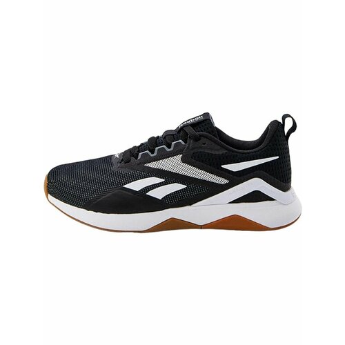 фото Кроссовки reebok nanoflex tr 2, полнота f, размер 8,5 us, черный/белый