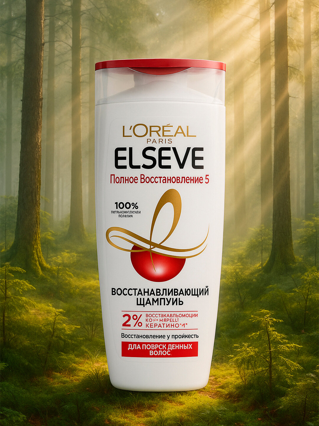 Шампунь-уход L'Oreal "Elseve", для всех типов, против выпадения волос