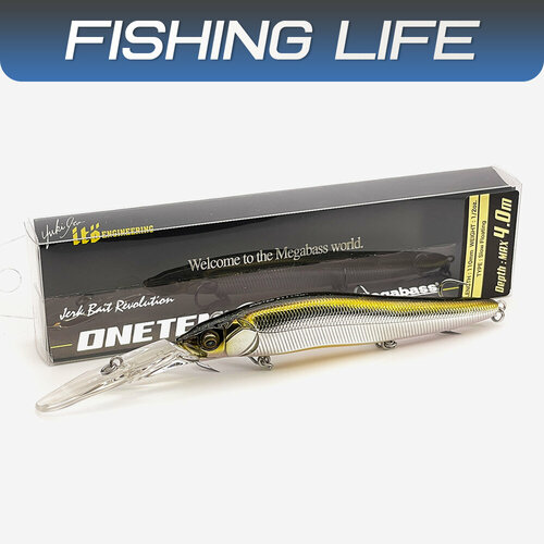 Воблер Megabass ONETEN R+3 (110мм, 14гр, slow floating) - M STARDUST SHAD II