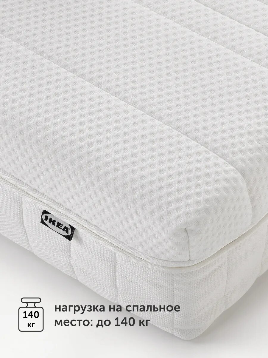 Ортопедический матрас IKEA/икеа Аннеленд Фирм, независимые пружины, 90х200 см — фото 1