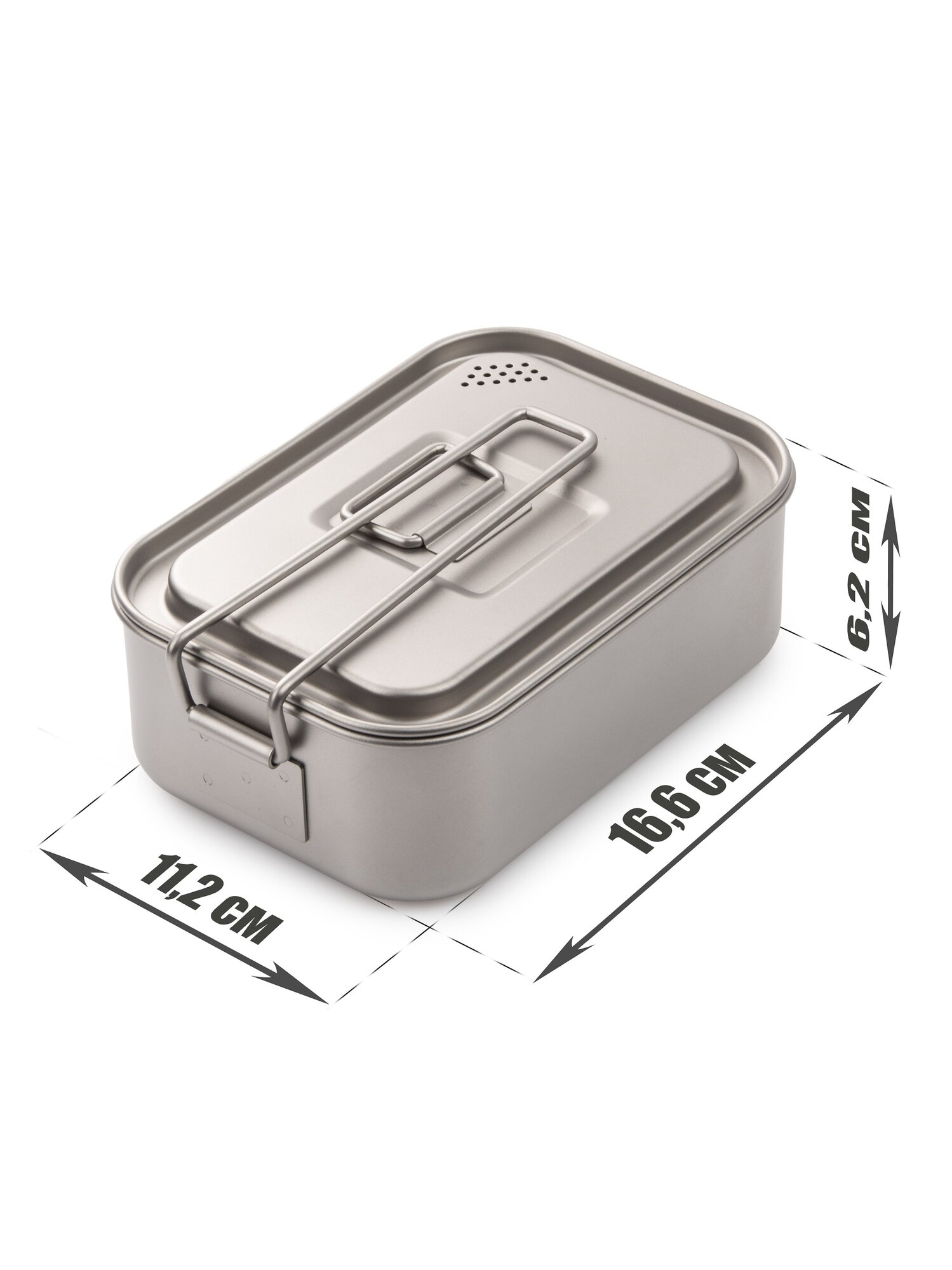 Ланч бокс - котелок из титана 800 мл — фото 1