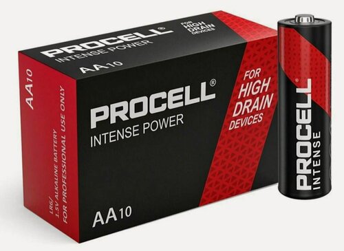 Изображение товара Батарейка DURACELL PROCELL Intense AA BOX10 (10) шт. в упаковке, щелочная
