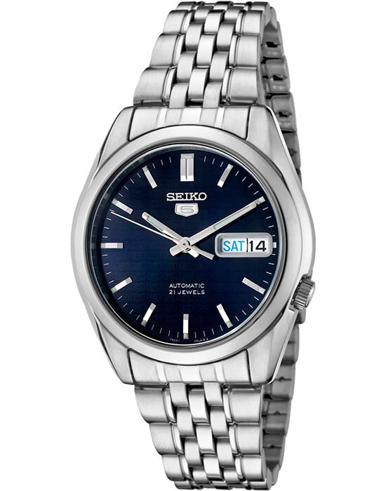 Наручные часы SEIKO SEIKO 5, синий/стальной